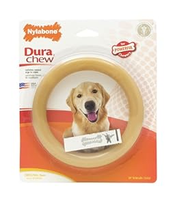 Nylabone Dura Chew Ring Dog Chew Toy, Original Flavor, Giant