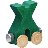 NameTrain Bright Finish Letter Cars - X