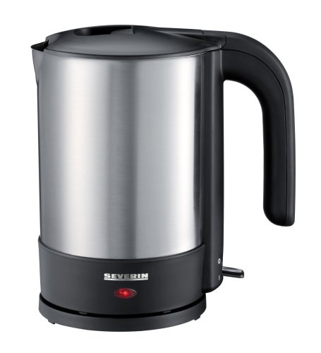 Severin WK 3365, Edelstahl-gebürstet-schwarz / 1,5 Liter Inhalt / 2000 W