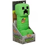 Minecraft Creeper 15" Plush Toy Figure with Sound in Display Box / Official Product From Mojang