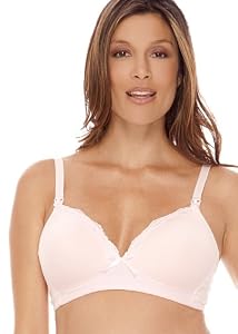 Lamaze Lightly Padded Nursing Bra with Lace Trim