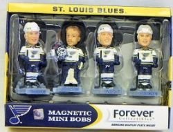 St. Louis Blues Forever Collectibles Mini Bobble Head Set (Quantity of 1)