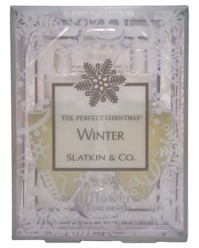 The Perfect Christmas Winter Wallflowers Fragrance Bulbs 2 pk - .8 oz each- by Slatkin & Co for Bath & Body Works