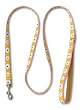 Flower print pink/yellow leash - 4ft