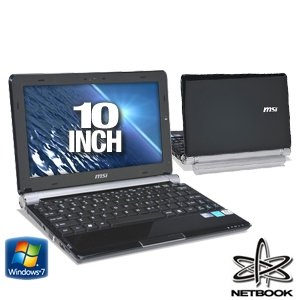 MSI U160-412US 10-Inch Netbook (Black)