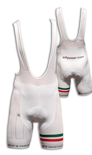 JOLLYWEAR Ð Cuissards Cyclisme avec bretelles (ÒMADE IN ITALYÓ collection) XS