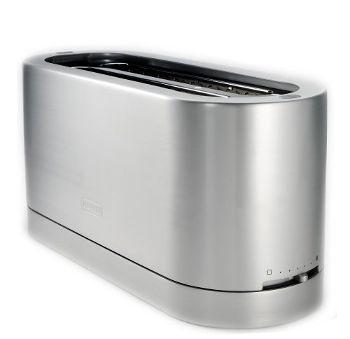 De'Longhi DTT980 Esclusivo 4-Slice Toaster with Warming Rack, Brushed Aluminum