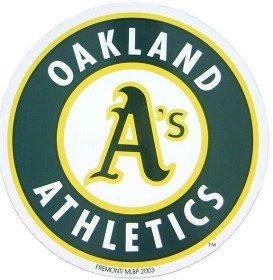 Oakland Athletics 12 Car Magnet