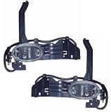 2008-2009 (08 09) Honda Accord Sedan Fog Light Assembly (Factory Installed) - One Pair(Both Driver and Passenger Sides) - DOT Certified Fog Light