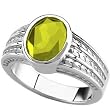 14K White Gold Peridot Ring