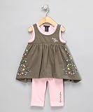 Calvin Klein Toddler Girls Layered Tunic and Leggings Set