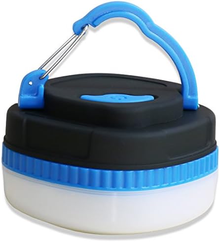 Netwe Portable Camping Light Super Bright Battery Powered Small LED Lantern Lamp (Blue)