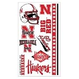 Sporting Goods : Nebraska Huskers Temporary Tattoos Set (Set of 6 Sheets)