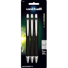 uni-ball Jetstream RT Bold Point Retractable Roller Ball Pens, 3 Black Ink Pens (73839DD)
