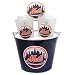 New York Mets MLB Beer Glass & Coaster Set