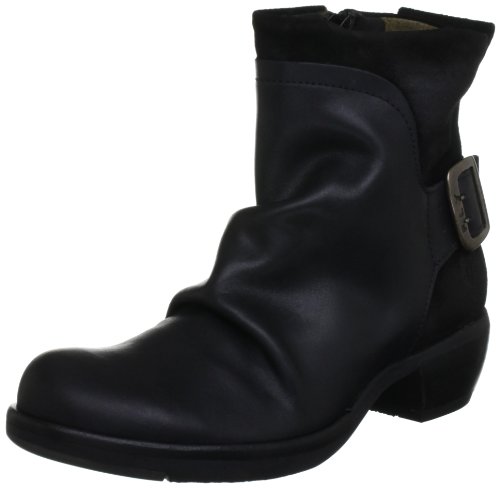 FLY London Women's Mel Ankle Boot,Black,38 EU/7 M US
