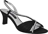 Nina Women's Galloy Slingback Sandal,Black,10 M US