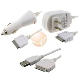 USB WALL CAR CHARGER For iPod Touch iTouch 3G 3rd Gen