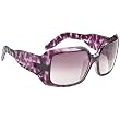 Spy Eliza Sunglasses - Spy Optic Addict Series Sportswear Eyewear w/ Free B&F Heart Sticker Bundle - Royal Purple Marble/Merlot Fade