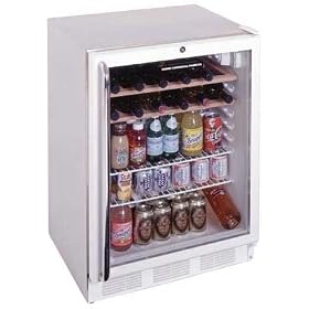 Summit Commercial Series SCR600LCSSRC 24 Beverage Center with 3 Flat Shelves, 2 Wine... by 
