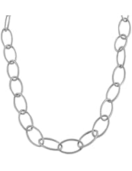 14kt White Gold Oval Link Chain Necklace