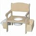 Potty Chair with Accessories Finish: Sanded / Unfinished, Customize: Yes, Letter Color: Red