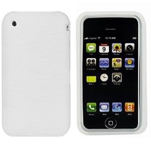 Silicon Skin CLEAR With Waves Rubber Soft Cover Case for APPLE IPOD IPHONE 3G 3gGS [WCDD34]