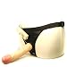 Doc Johnson Ultra Vibrating 8 Inch Strap-On Dildo Dong, SET-5