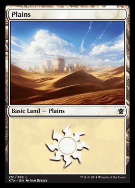 Magic: the Gathering - Plains (251/269) - Khans of Tarkir - Foil