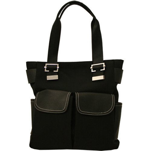 Ladies Hand Shoulder Tote Bag Black