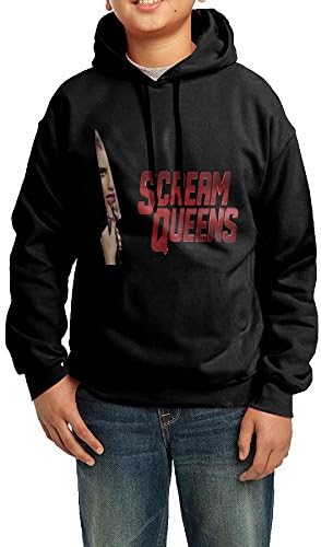 Youth's Scream Queens Knife Logo 100% Cotton Hoody Large