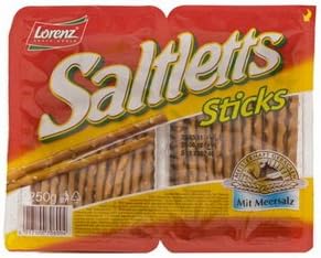 Lorenz, Saltletts Sticks, 250 g