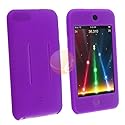 eForcity Premium Silicone Skin Case for Apple iPod Touch 1st gen and Gen2, Purple