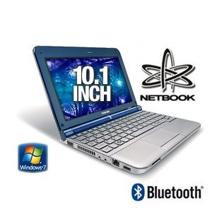 Toshiba Mini NB205-N330BL 10.1-Inch Royal Blue Netbook - 9 Hours of Battery Life (Windows 7 Starter)