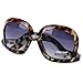 Xinhuaya Women Oversized Sunglasses Square Frame Bent Leg Shades Eyeglasses Goggles
