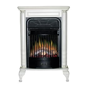 World #EF4901 Eggshell Electric Fireplace by Electric Fireplaces