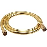 Hansgrohe 28276933 Techniflex Hose, 63-Inch, Polished Brass