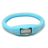 Prime Time Smart Light Blue Rubber Sports Calendar Watch