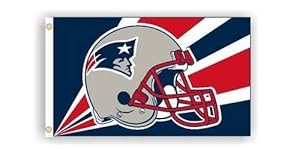 New England Patriots 3'x5' Helmet Design Flag