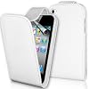 Supergets High Quality Apple Ipod Touch 4G 4th 5G 5th (2010, 2011, 2012) Generation Leather Flip Case White and LCD Screen Protector