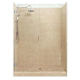 American Bath Factory P21-2523P-CH Grand Shower Package in Medium Stone