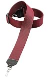 Levy's Leathers 2 Nylon Banjo Strap Burgundy,Burgundy