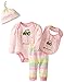 John Deere Baby Girls' Newborn Farm Raised Set