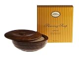 Shaving Soap with Wooden Bowl Lemon