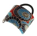 Karin's Garden Japanese Umbrella Pony Tail Holder: In Blue or Purple