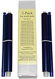 2-pack of KX-FA91 Fax Film Ribbon Refill Rolls for Use in Panasonic KX-FP205 KX-FP215 KX-FP215E KX-FP225 KX-FG2425 KX-FG2451 KX-FG2452 KX-FG2858