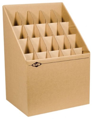 Alvin & Co. ARF20 Upright Roll File with 20 Slots