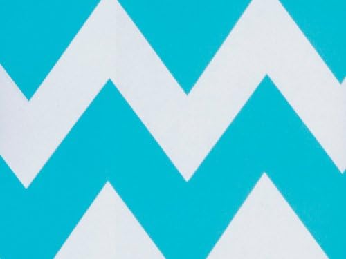 Turquoise Chevron Stripe Gift Wrap 16 Foot Roll Wrapping Paper