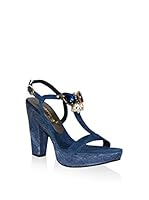 MARTINA BLUE Sandalias de tacón 15-5400NV (Azul Marino)