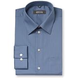 Kenneth Cole Reaction Wrinkle Free Cotton - Urban Satin Dress Shirt - Spread Collar
